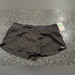 Nike Women's Solid Boardshort Swim Bottom Size XL Black NESS8202-001 NWT